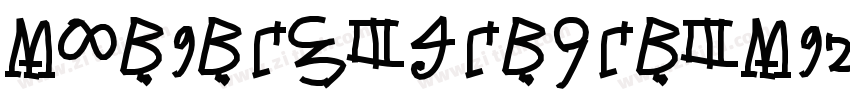 SMotoya Gyosyo Std W字体转换